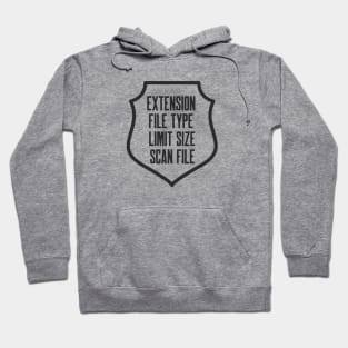 Secure Coding File Upload Attack Prevention Hoodie